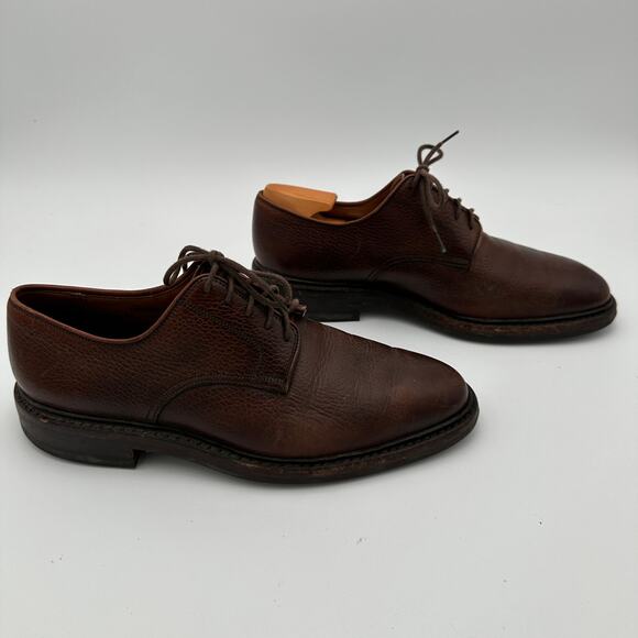 Ashdown Brown Leather Oxford Dress Shoe Size US 6.5 E main image 7